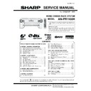 Sharp AN-PR1100H Service Manual