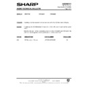 Sharp CD-C250H (serv.man8) Technical Bulletin