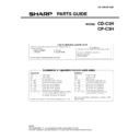 Sharp CD-C3H (serv.man3) Parts Guide