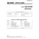 Sharp CD-C410H (serv.man2) Parts Guide