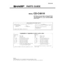 Sharp CD-C491H (serv.man2) Parts Guide