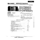 Sharp CD-C700 (serv.man3) Service Manual