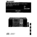 Sharp CD-C700 User Guide / Operation Manual