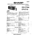 Sharp CD-C770H (serv.man2) Service Manual