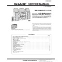 Sharp CD-DP2400H (serv.man19) Service Manual