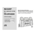 Sharp CD-DP2400H User Guide / Operation Manual