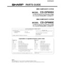 Sharp CD-DP900 (serv.man11) Parts Guide