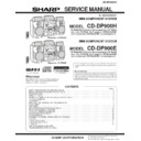 Sharp CD-DP900 (serv.man12) Service Manual