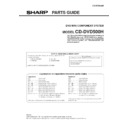 Sharp CD-DVD500 (serv.man4) Parts Guide