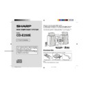 Sharp CD-E250 User Guide / Operation Manual