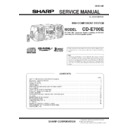 Sharp CD-E700 (serv.man3) Service Manual