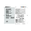 Sharp CD-ES111H User Guide / Operation Manual