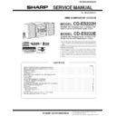 Sharp CD-ES222E (serv.man2) Service Manual
