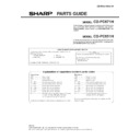 Sharp CD-PC651H (serv.man3) Parts Guide