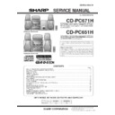 Sharp CD-PC651H (serv.man4) Service Manual