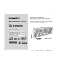 Sharp CD-SW300H User Guide / Operation Manual