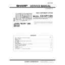 Sharp CD-XP110 (serv.man4) Service Manual