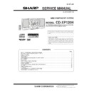 Sharp CD-XP120H (serv.man6) Service Manual