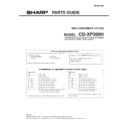 Sharp CD-XP300 (serv.man2) Parts Guide