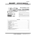 Sharp CD-XP300 (serv.man22) Service Manual