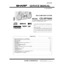 Sharp CD-XP700H (serv.man18) Service Manual