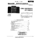 Sharp CM-S150 (serv.man3) Service Manual