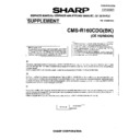 Sharp CM-SR160CDG (serv.man3) Service Manual