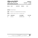 Sharp CM-SR160CDG (serv.man9) Technical Bulletin