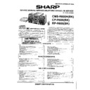 Sharp CM-SR600H (serv.man2) Service Manual