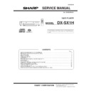 Sharp DX-SX1 (serv.man2) Service Manual