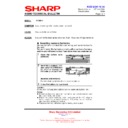 Sharp FV-DB1E (serv.man5) Technical Bulletin