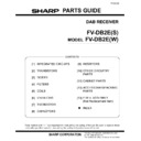 Sharp FV-DB2ES (serv.man2) Parts Guide