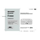 Sharp FV-DB2ES User Guide / Operation Manual