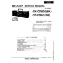 Sharp GX-CD60 (serv.man2) Service Manual
