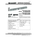 Sharp HT-SB250 (serv.man2) Service Manual