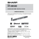 Sharp HT-SB32D (serv.man2) User Guide / Operation Manual