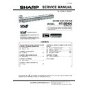 Sharp HT-SB400H (serv.man3) Service Manual