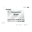 Sharp HT-X1H User Guide / Operation Manual