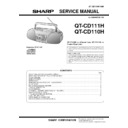 Sharp QT-CD111H (serv.man10) Service Manual