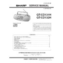 Sharp QT-CD132H Service Manual