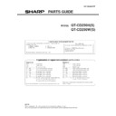 Sharp QT-CD250 (serv.man5) Parts Guide