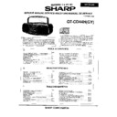 Sharp QT-CD44H (serv.man2) Service Manual