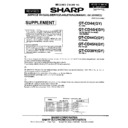 Sharp QT-CD45 Service Manual