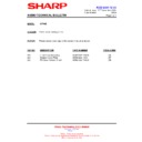 Sharp QT-V5E (serv.man8) Technical Bulletin