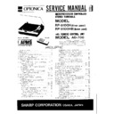 Sharp RP MODELS (serv.man2) Service Manual