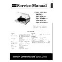 Sharp RP MODELS Service Manual