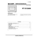 Sharp RT-XV300H Service Manual