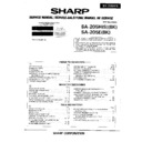 Sharp SA MODELS (serv.man2) Service Manual