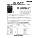 Sharp SC MODELS (serv.man4) Service Manual