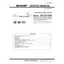 Sharp SD-AT1000 (serv.man17) Service Manual